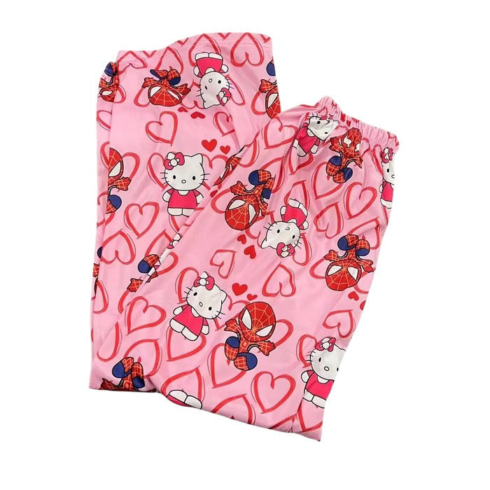 Hello Kitty x Spider Pj Pants