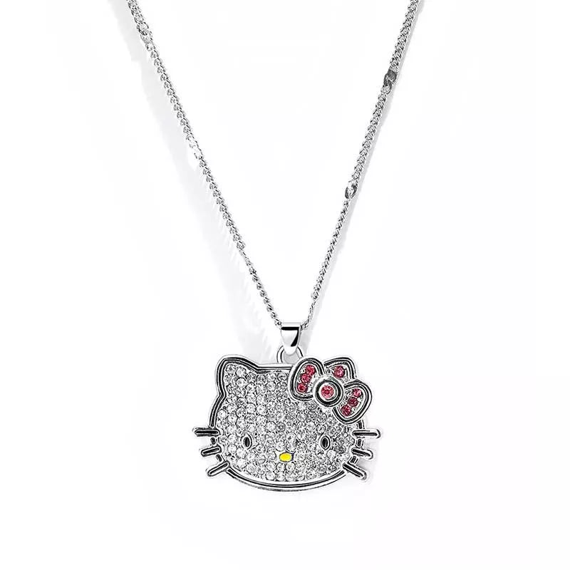 Hello Kitty Diamond  Necklace